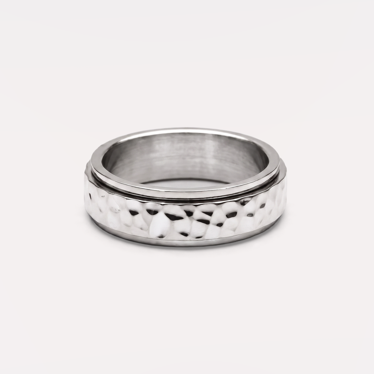 Molten Ring in silver