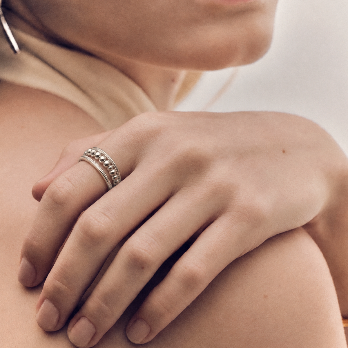 Twinkling Ring worn