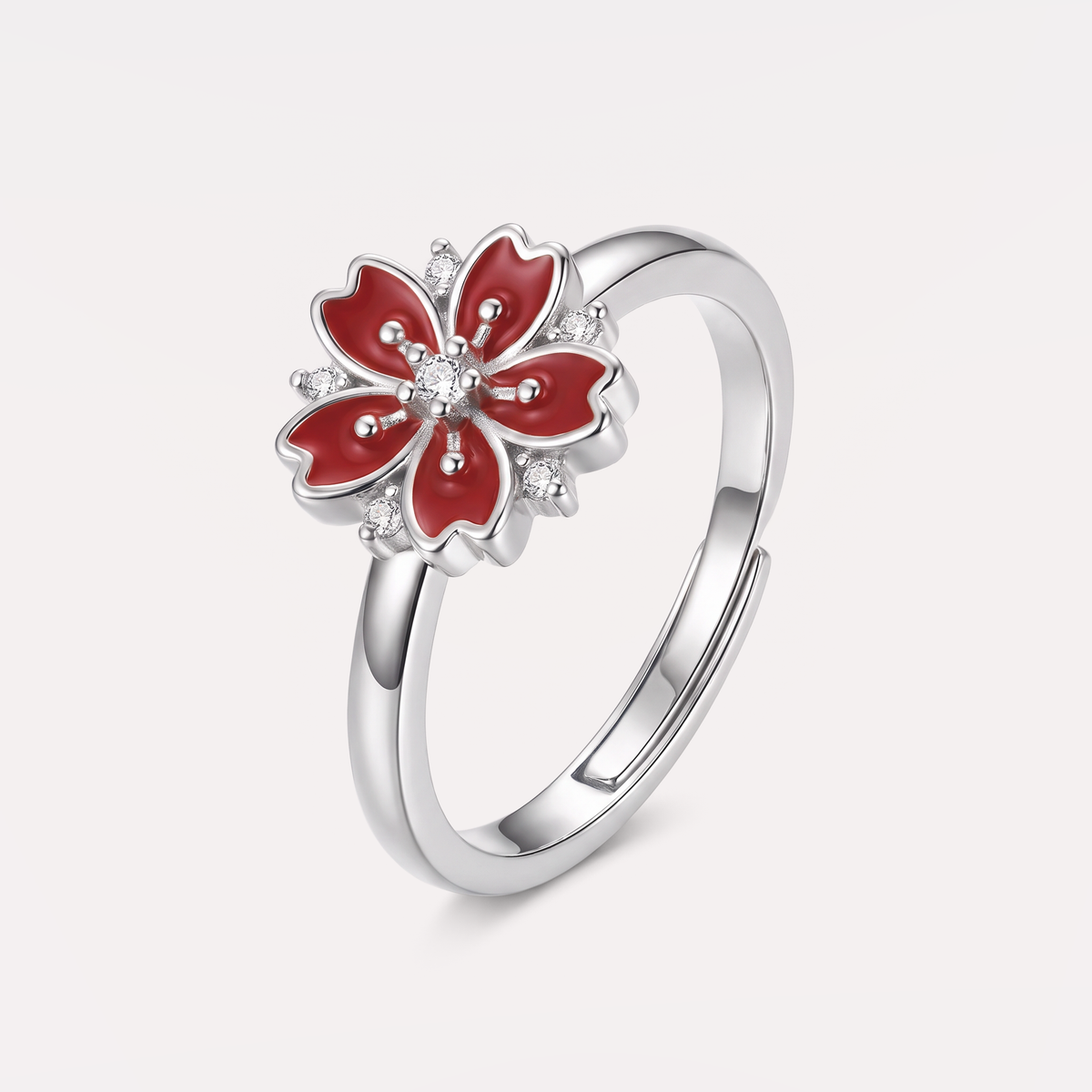 Blossom Ring in silver