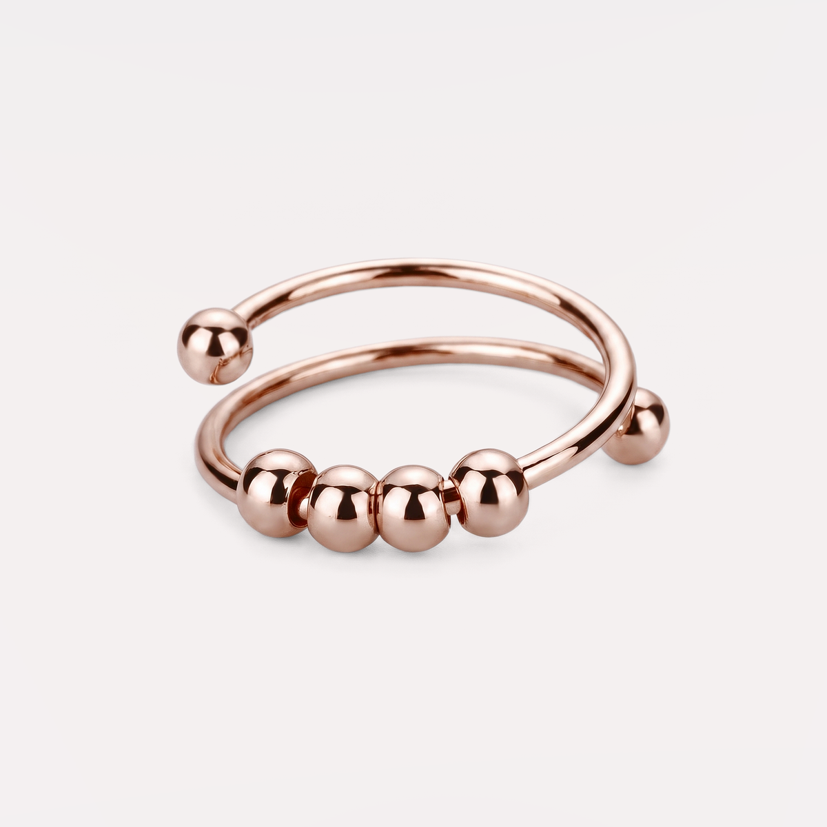 Stardust Ring in rose gold