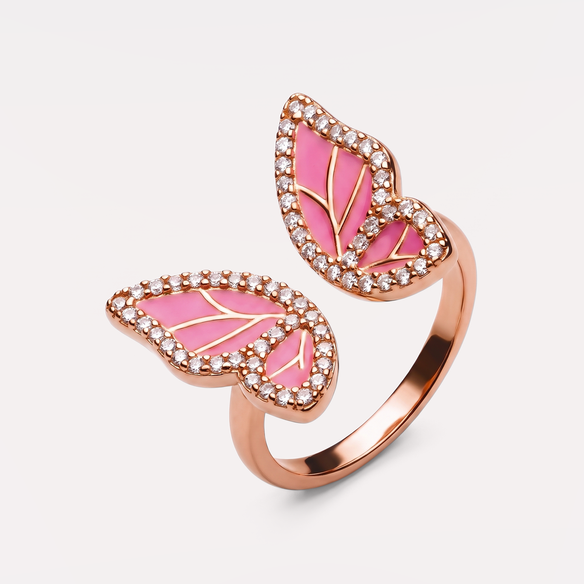 Elysia Ring in rose gold