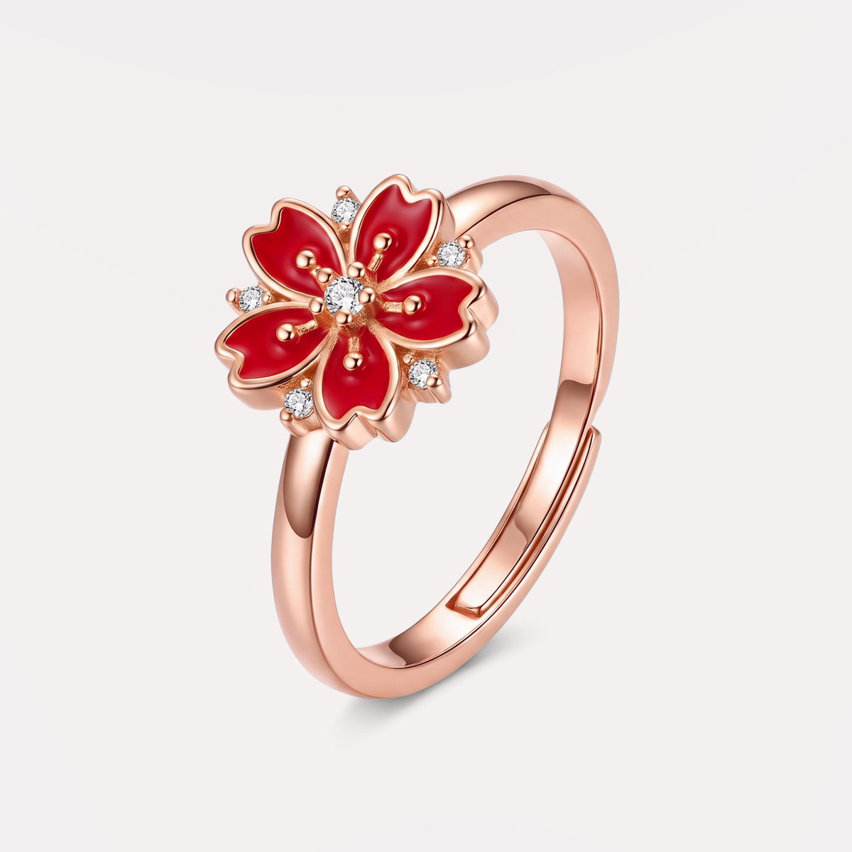 Blossom Ring in rose gold