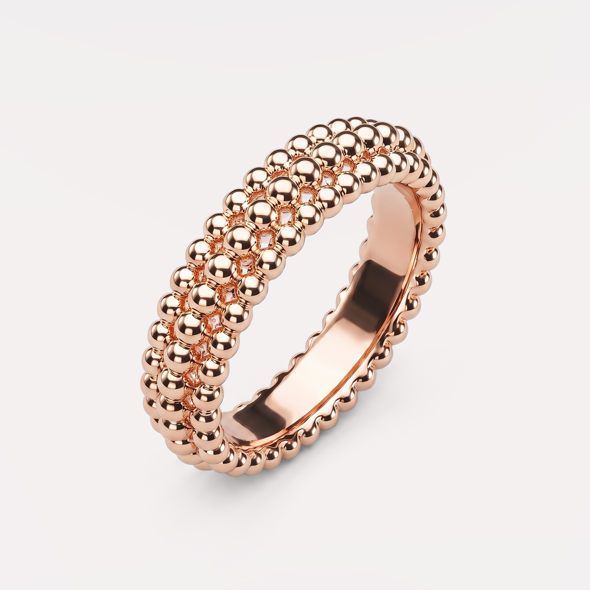 Mosaic Ring in rose gold