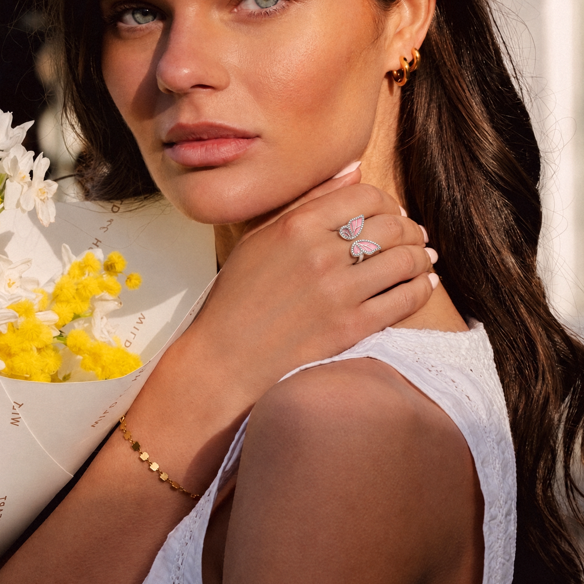 Elysia Ring worn