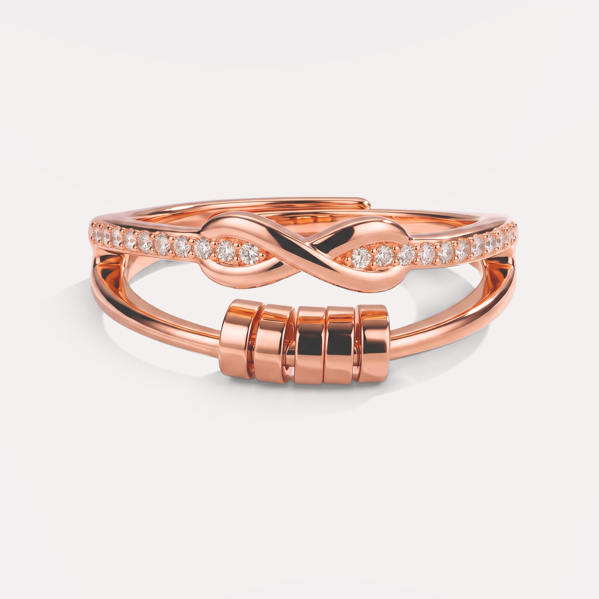 Infinite Ring in rose gold