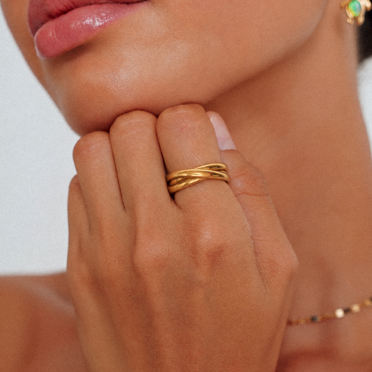 Trinity Ring worn