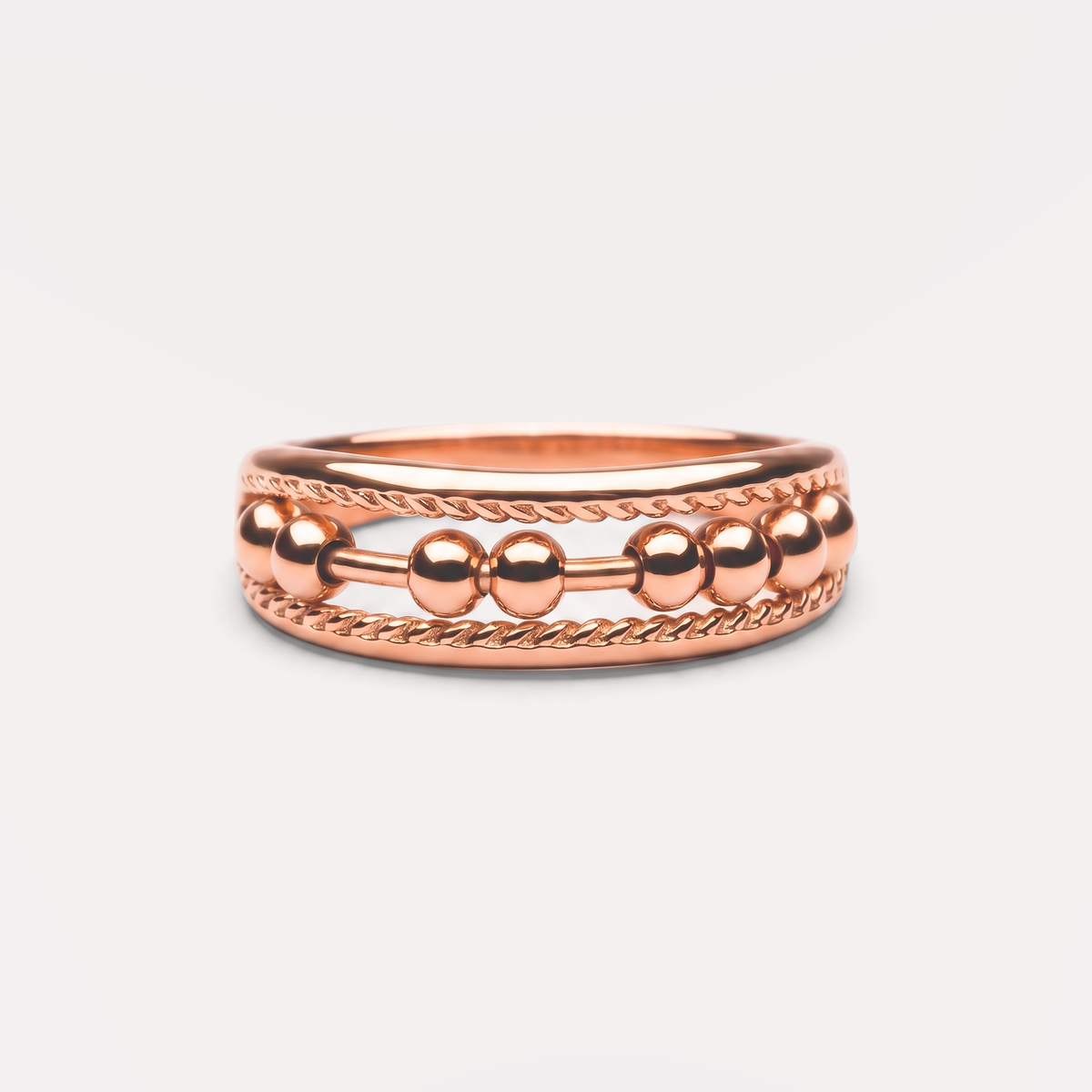 Tide Ring in rose gold