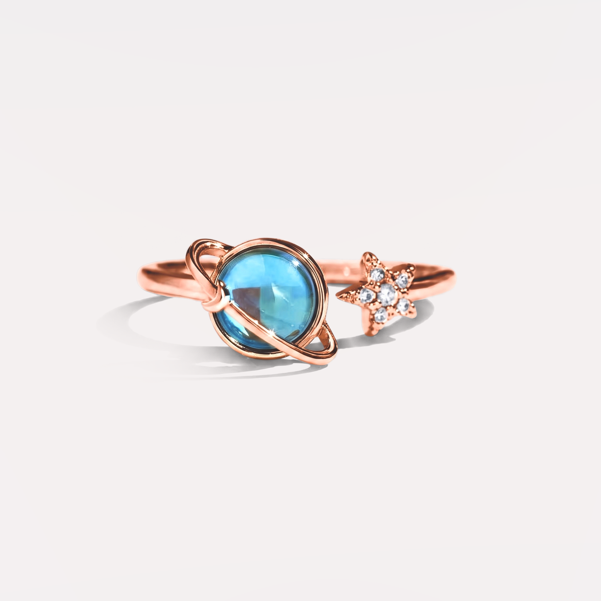 Lumi Ring in rose gold