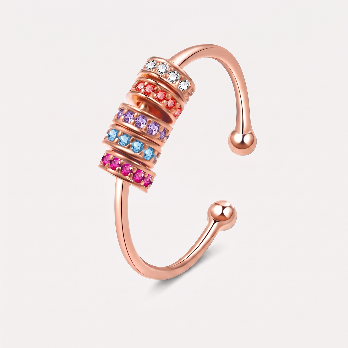 Kaia Ring in rose gold