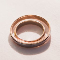 A plain gold ring
